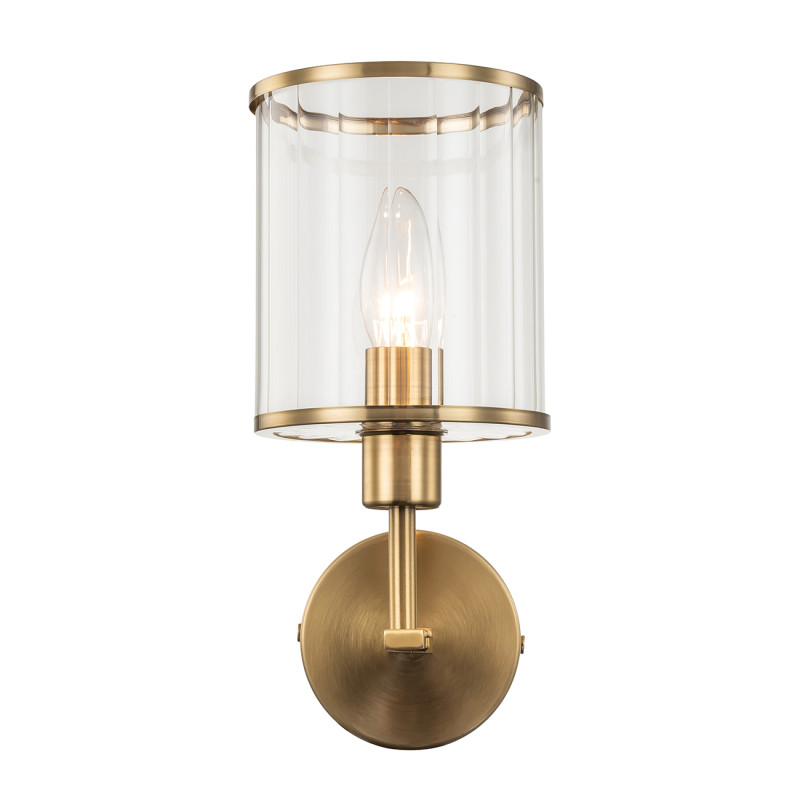 Бра 27 см, Indigo Dante V000413, бронза, 13022/1W Brass