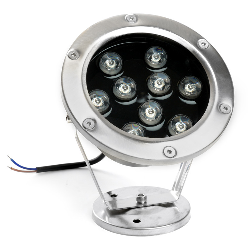 Светодиодный прожектор подводный ,140*80*160mm, IP68 9W 24V 2700К ,850Lm, LL-824 Feron 48457