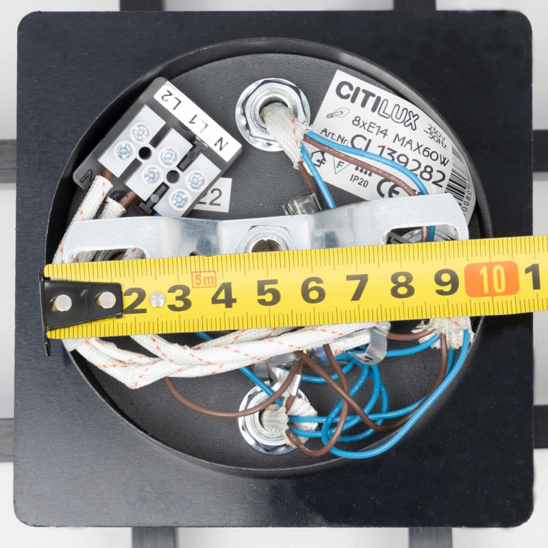 Люстра 86 см Citilux Вирта CL139282 черный