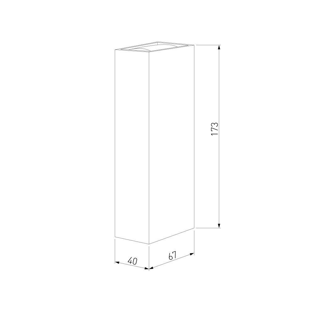 Уличный настенный светильник Blaze LED 3000K черный IP65 35136/W черный Elektrostandard  4690389219061, a072074