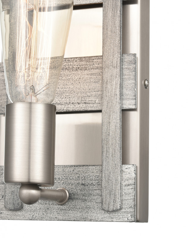 Бра 12*13*23 см, 1*E27 античный серый Vele Luce Shield VL6385W01