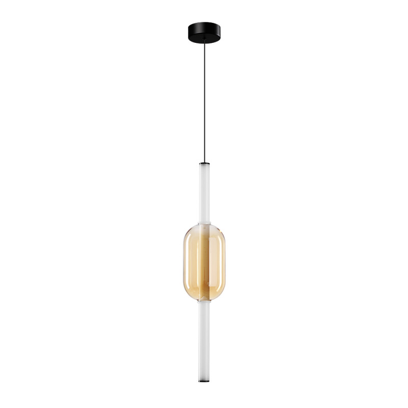Светильник подвесной 16*60 см, 1 LED*12W, 3500 К, Arte Lamp Rigla A6837SP-12AM, Черный