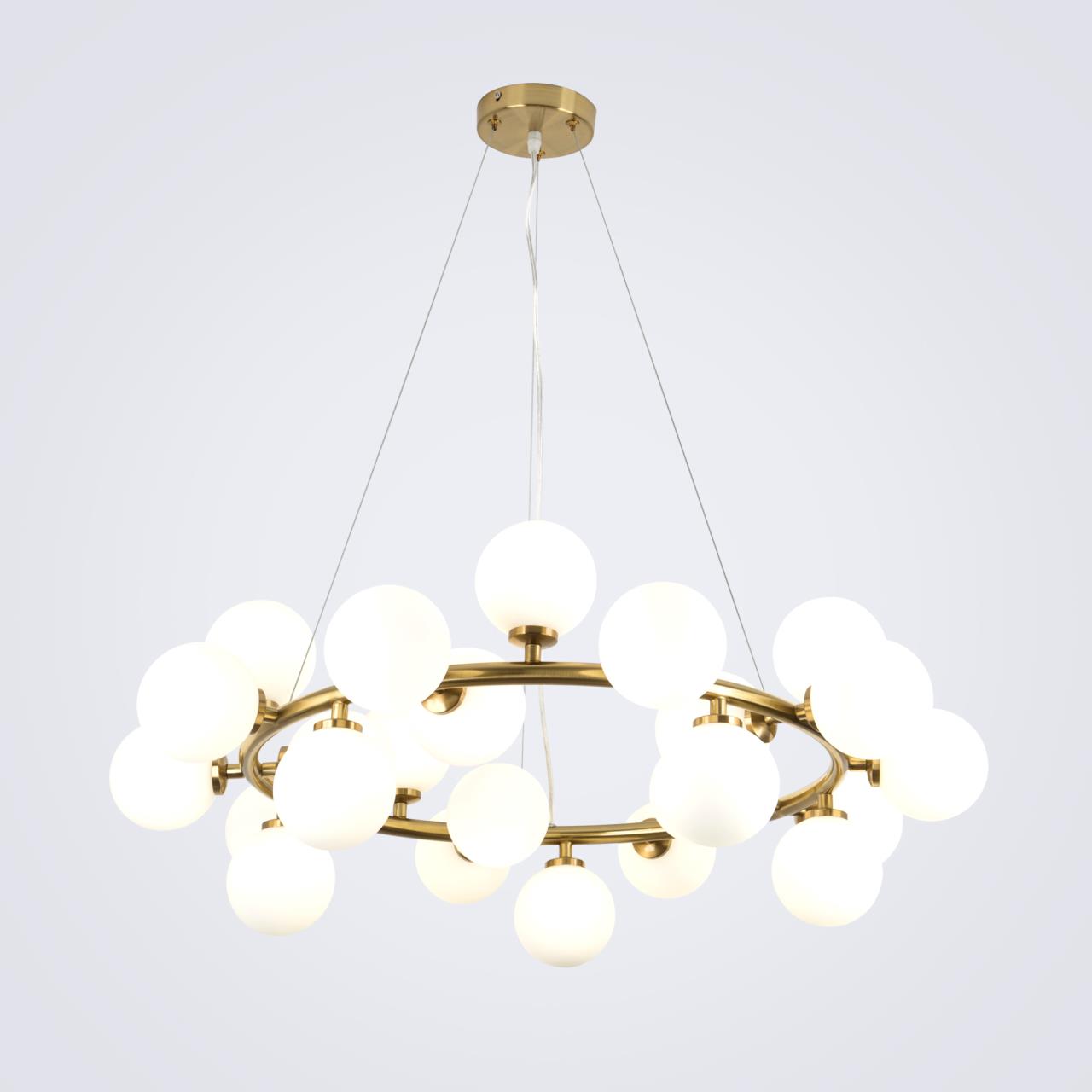 Подвесной светильник 80*30/110 см, 25*G9 MODESTYLE MS.6033.25 BS латунь