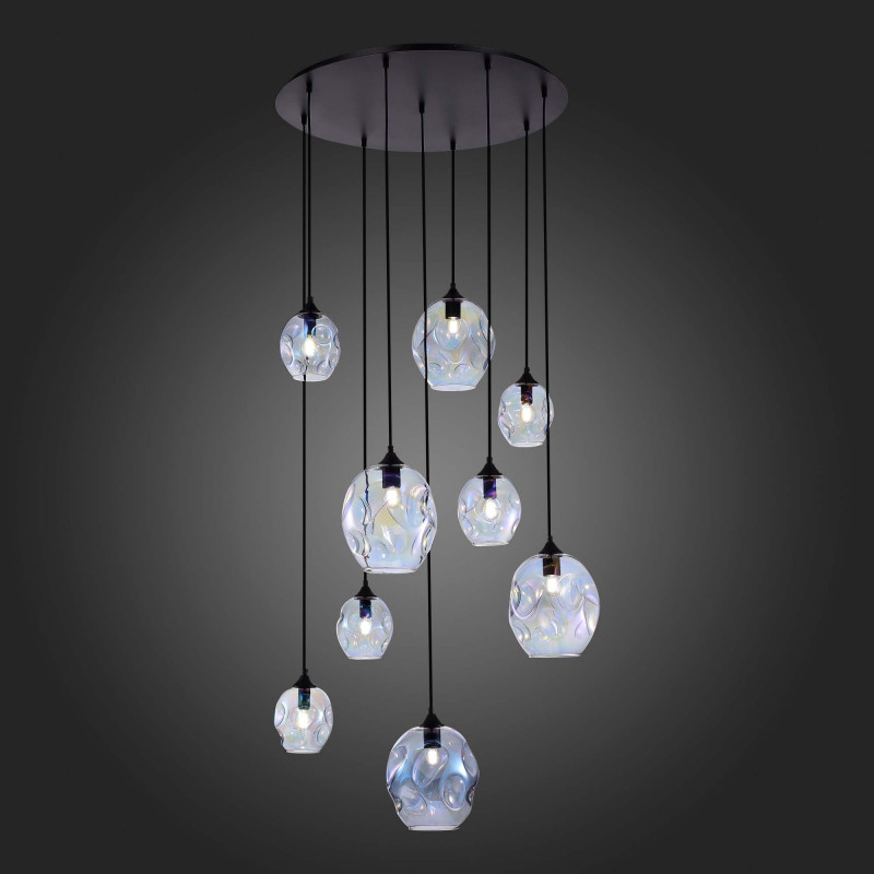 Люстра подвесная 87 см, ST LUCE IDESIA SL1188.403.09 Черный