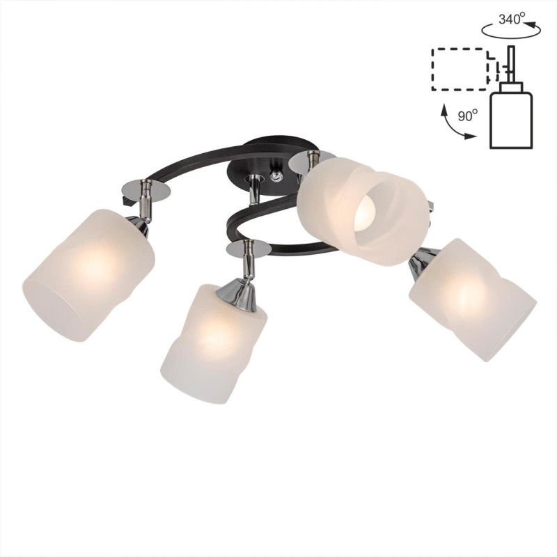Люстра Citilux Сиерра CL119241 черный