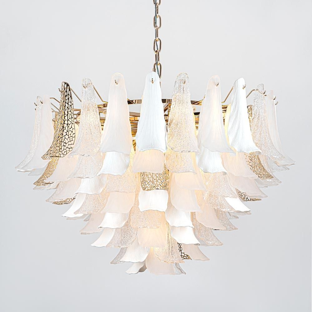 Подвесная люстра 105*73/120 см, 28*Е14 MODELUX premium ML.6777.28P GD золото