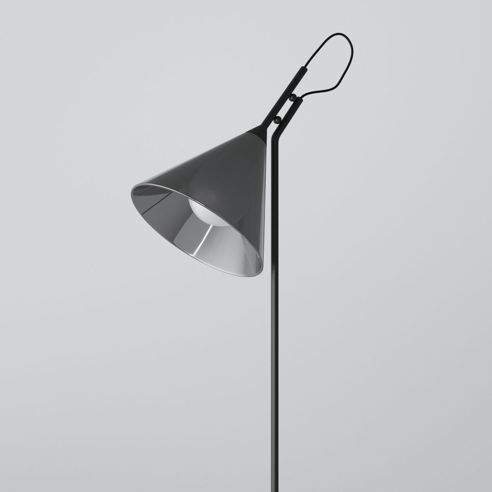 Напольный cветильник 26,5*23*150- см, 1*G9*20W, Eurosvet Enigma, 01187/1 черный, 4690389210167