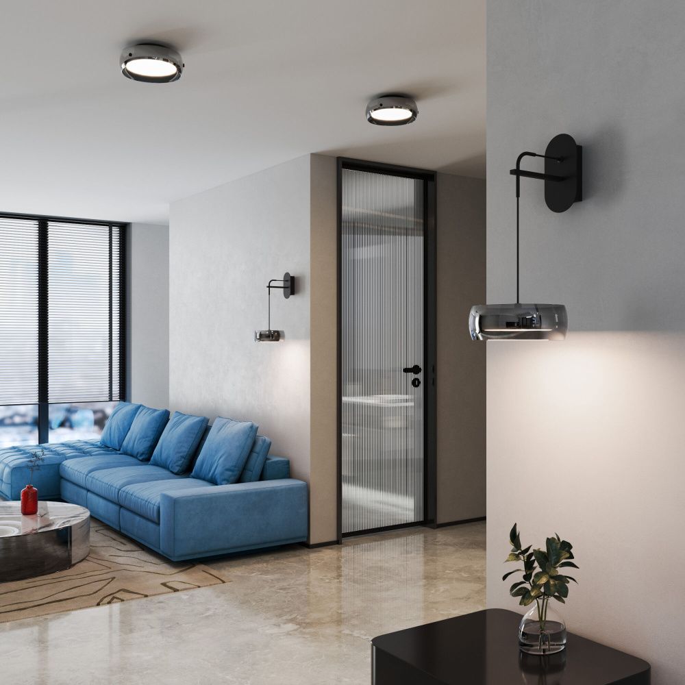 Светильник 45 см, 12W, 4000K,  Eurosvet 4690389218170, черный