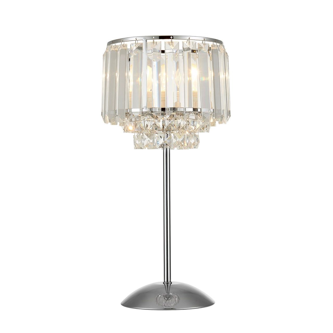 Настольная лампа Citilux Синди CL330811, хром, диаметр 19 см