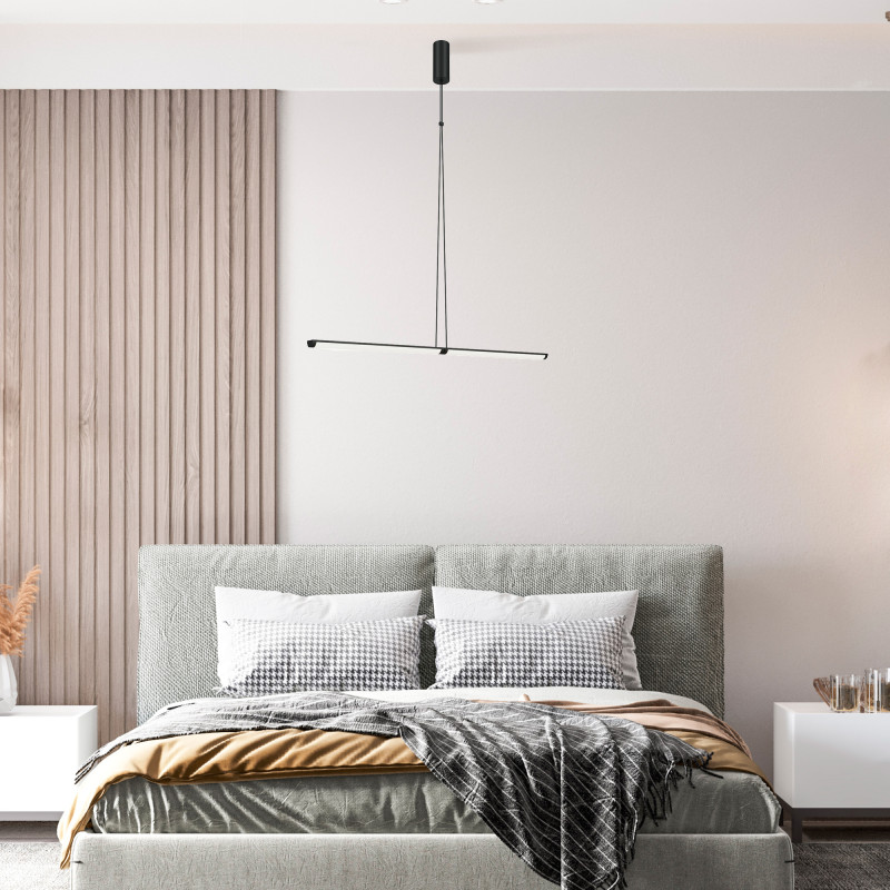 Подвесной светильник  4*4*88,6 см, LED 1 18W, 4000К, Черный Maytoni Supersymmetry P096PL-L11BK1
