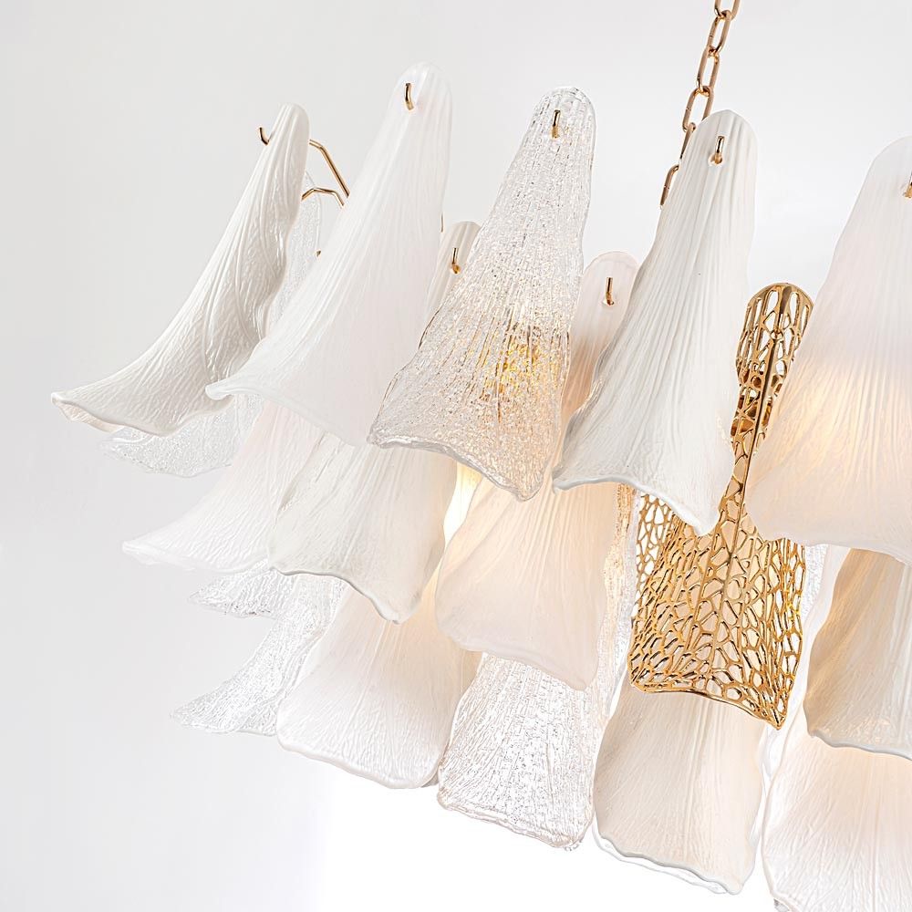 Подвесная люстра 48*124*58/120 см, 16*Е14 MODELUX premium ML.6777.16P GD золото