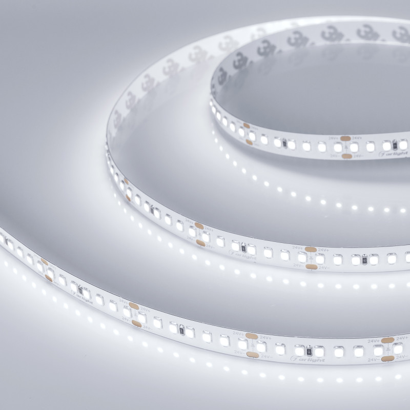 Лента RT-A168-10mm 24V White6000 (17 W/m, IP20, 2835, 5m) (Arlight, Открытый) 019093(2). Цена указана за 5 метров. Продается кратно 5 метрам.