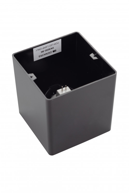 Светильник 9*9 см, MR16(G5,3) 10W, Denkirs DK3030-BK черный