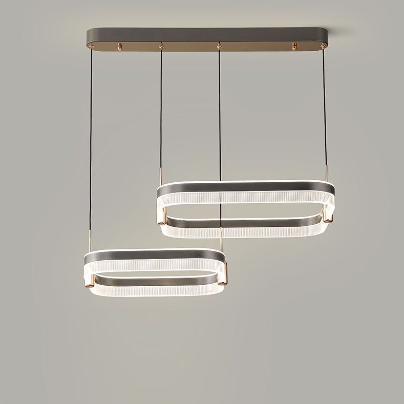 Светильник ElegantLight DZN-11126 ЧЕРНЫЙ АЛЮМИНИЙ / ЗОЛОТО  D500*500+400*400/H1500/2/LED/130W/2.4G 24-09