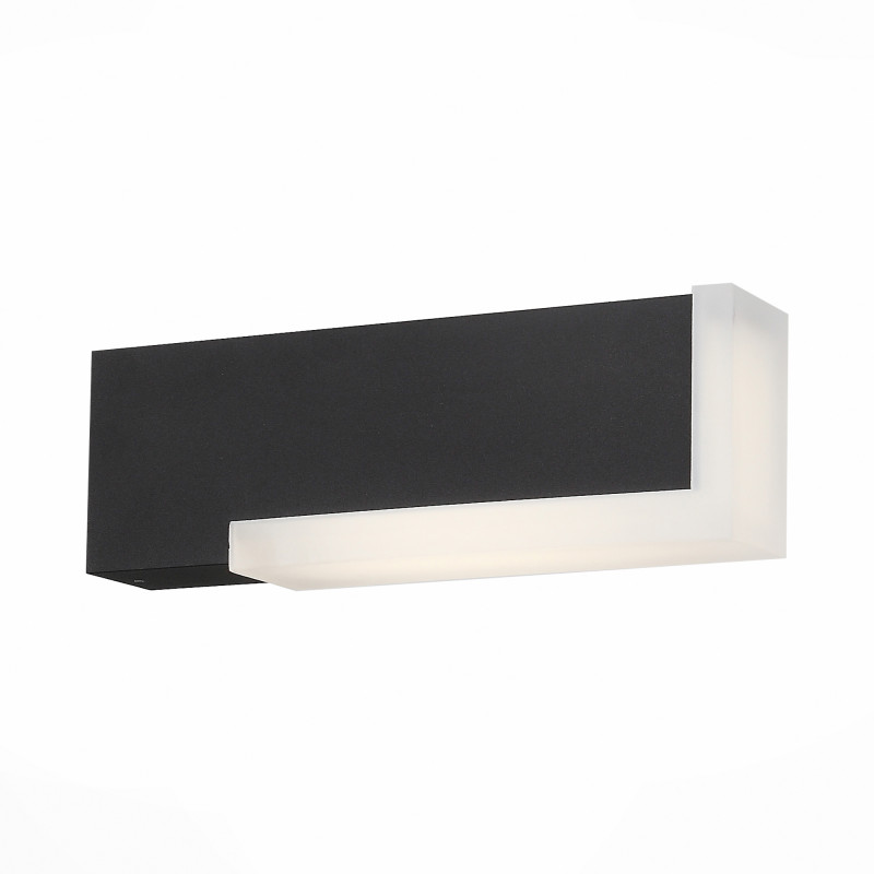 Уличный настенный светодиодный светильник ST Luce Posto SL096.401.02 черный