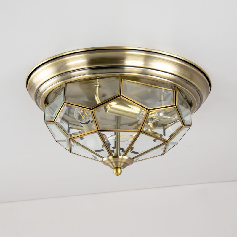 Потолочный светильник Citilux Витра-1 CL442530 бронза, диаметр 40 см