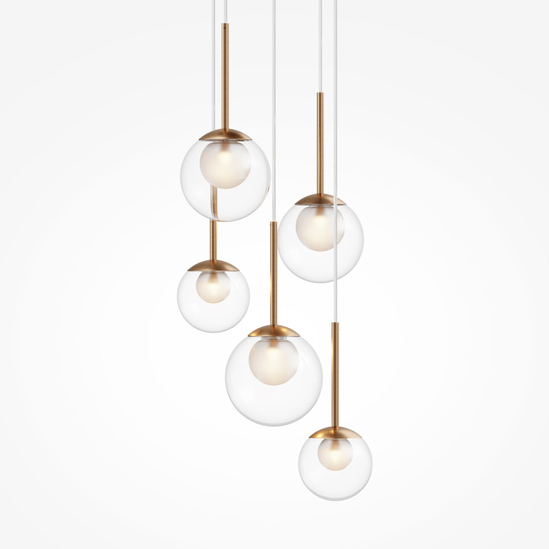 Подвесной светильник 58*64,1*344,1 см, 5 G9*20W Basic form MOD521PL-05G Maytoni, Золото