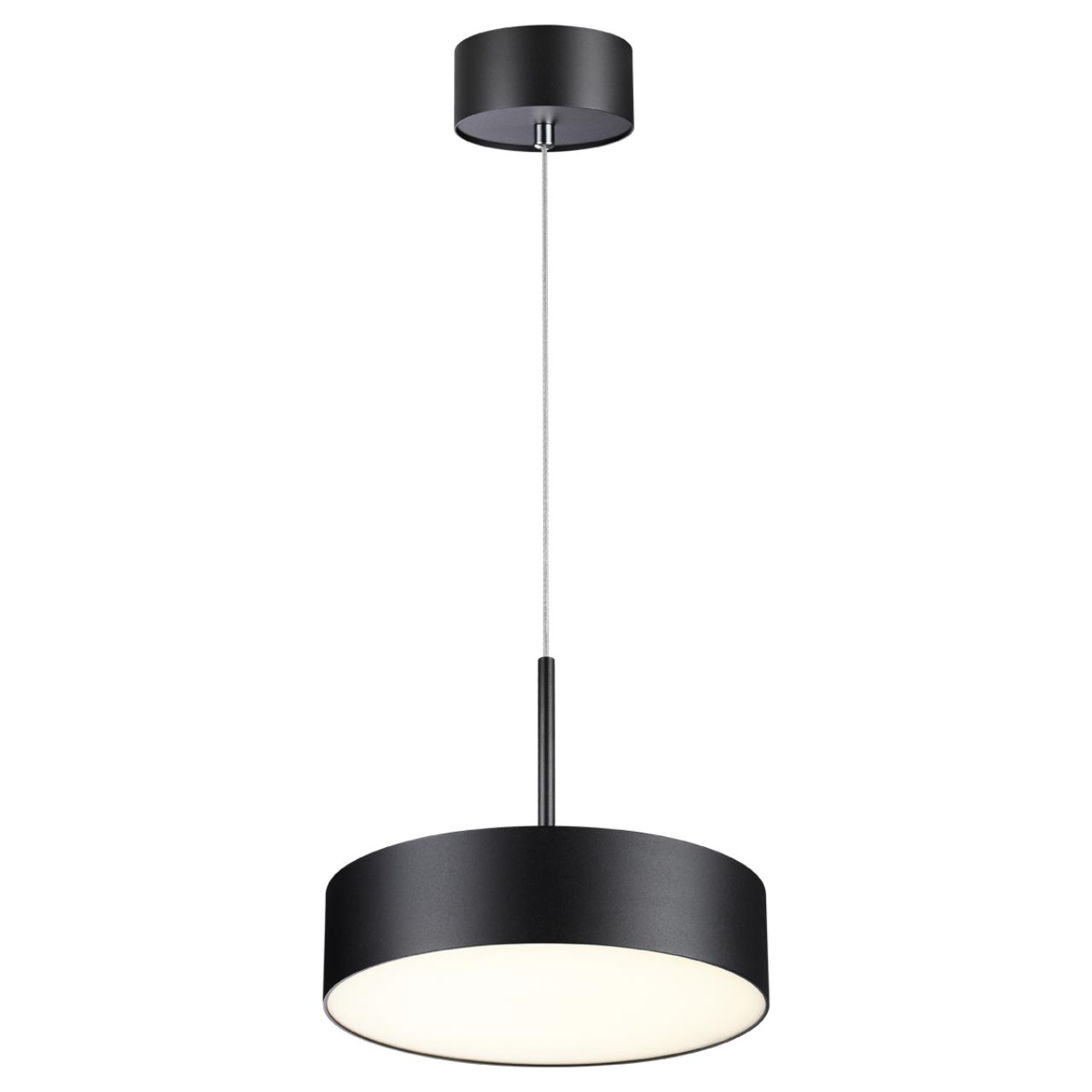 Светильник светодиодный 22 см, 30W, 4000K, NovoTech OVER PROMETA 358762, черный