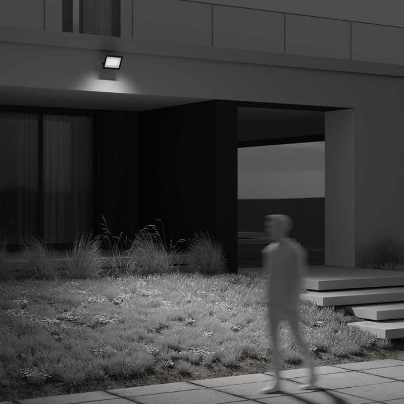 Прожектор 27 см, 100W, 6500K, Maytoni Flood FL001-L100B6K, черный