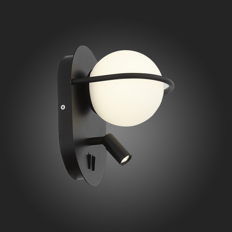 Бра 16 см, 11 4000K ST LUCE DONOLO SL395.411.02 Черный