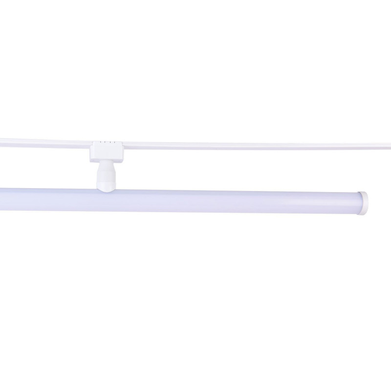 Потолочный светильник Favourite Unika 4158-2U, L604*W28*H82, магнитный светильник белого цвета на шинопровод, с поворотным механизмом, акриловый рассеиватель со встроенной лентой LED