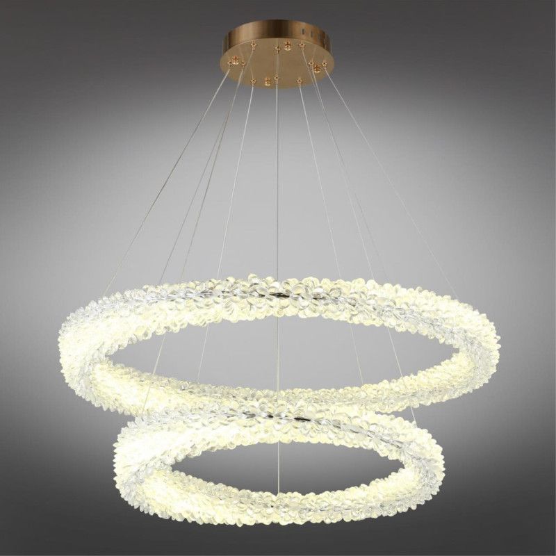 Подвесная люстра 80*70-200 см 150W, 4000K, Aployt Marcelina APL.853.03.150, золотой