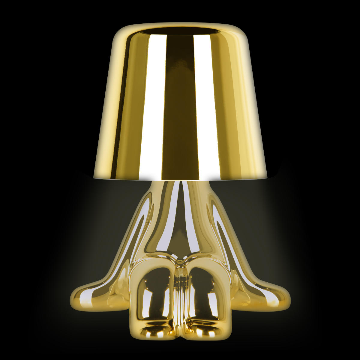Настольная лампа 14*16 см, 1*LED*3W LOFT IT Brothers 10233/D Gold золото