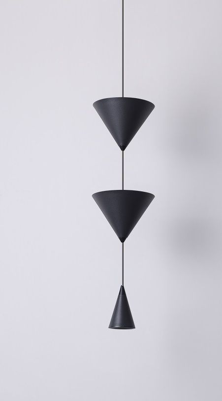 Подвесной светодиодный светильник Inodesign Lester Black 44.1555