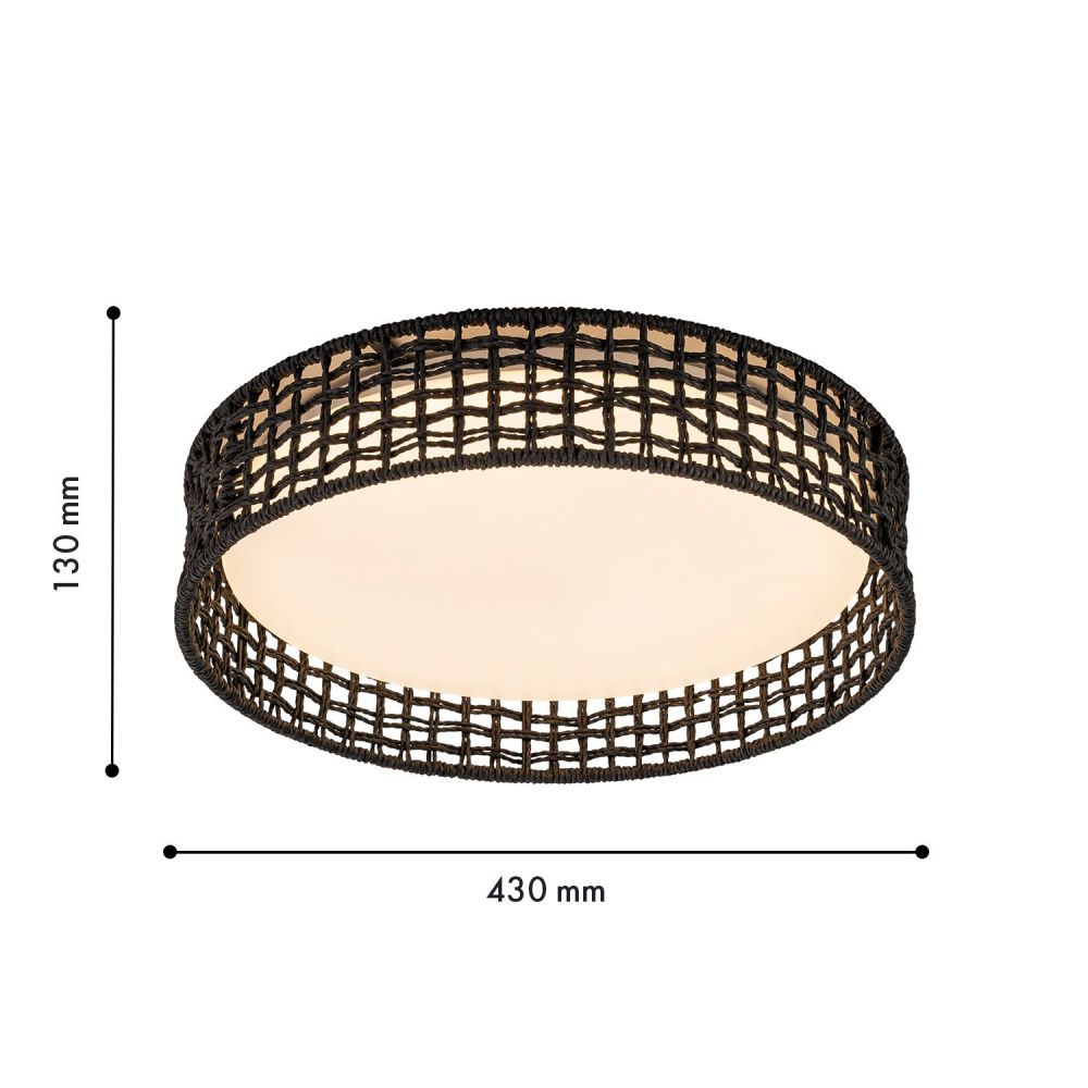 Светильник *43*10- см, *LED*25W, F-Promo Conrad 4750-4C, черный