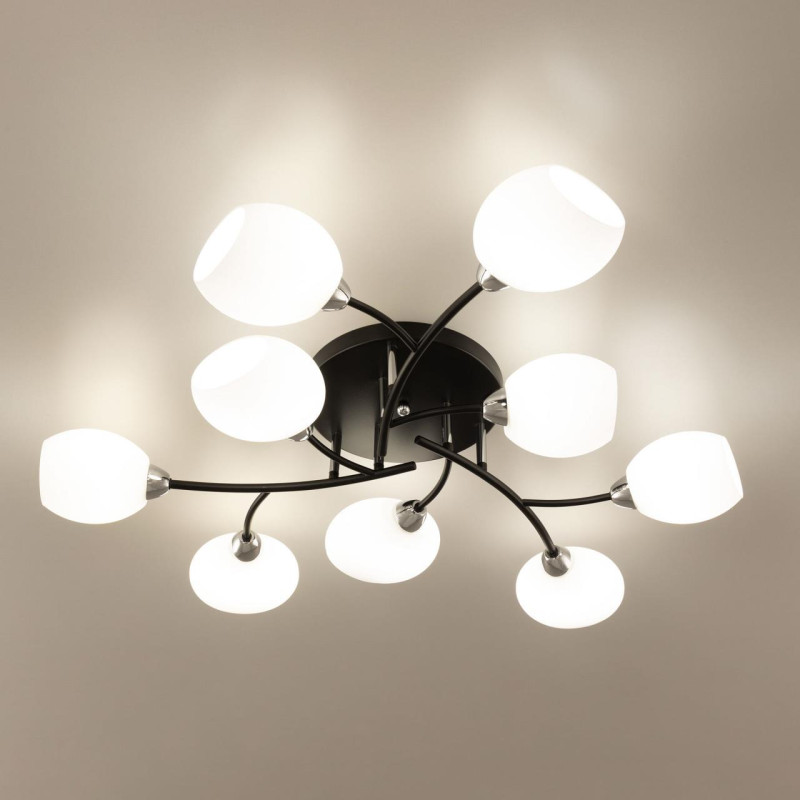 Люстра Citilux Флорида Черн.+Хром CL148195
