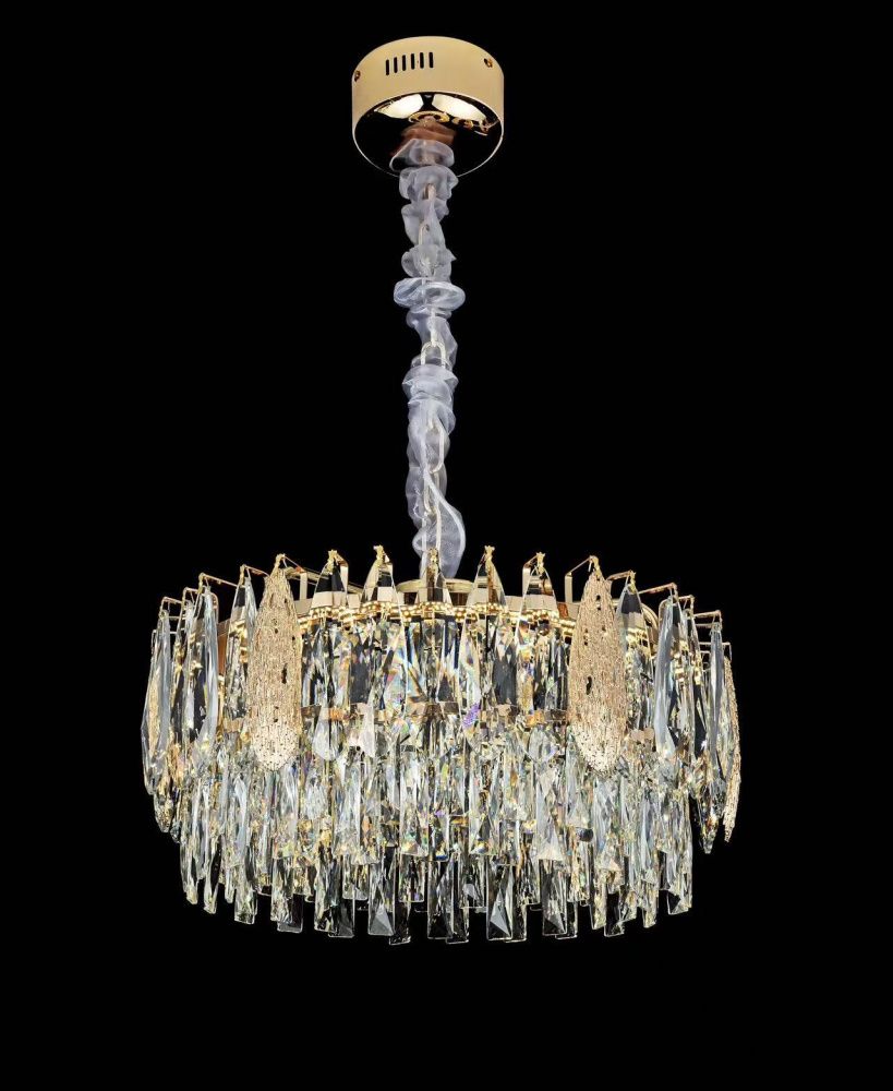 Люстра D919-600, D600 / H270 LED, 80W, 3000/4000/6000K, Alva Donna, Золото