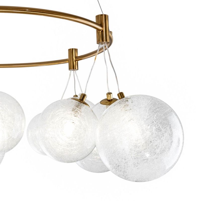 Подвесной светильник 75*150 см, 15*G9 MODESTYLE MS.6119.15 BS латунь