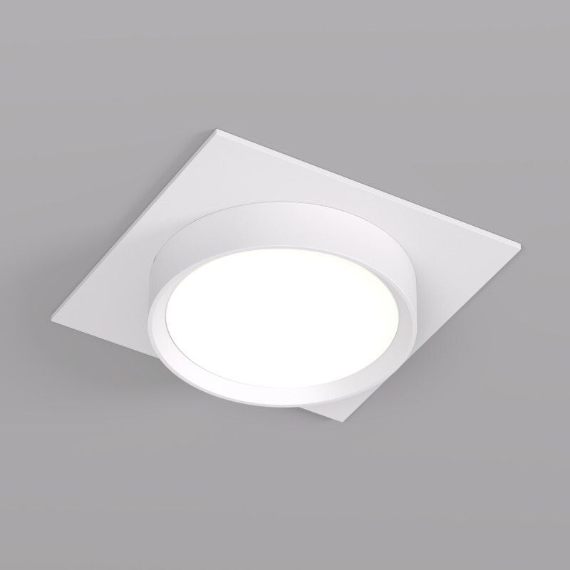 Встраиваемый светильник 11 см, Denkirs Flat DK2091-WH, белый