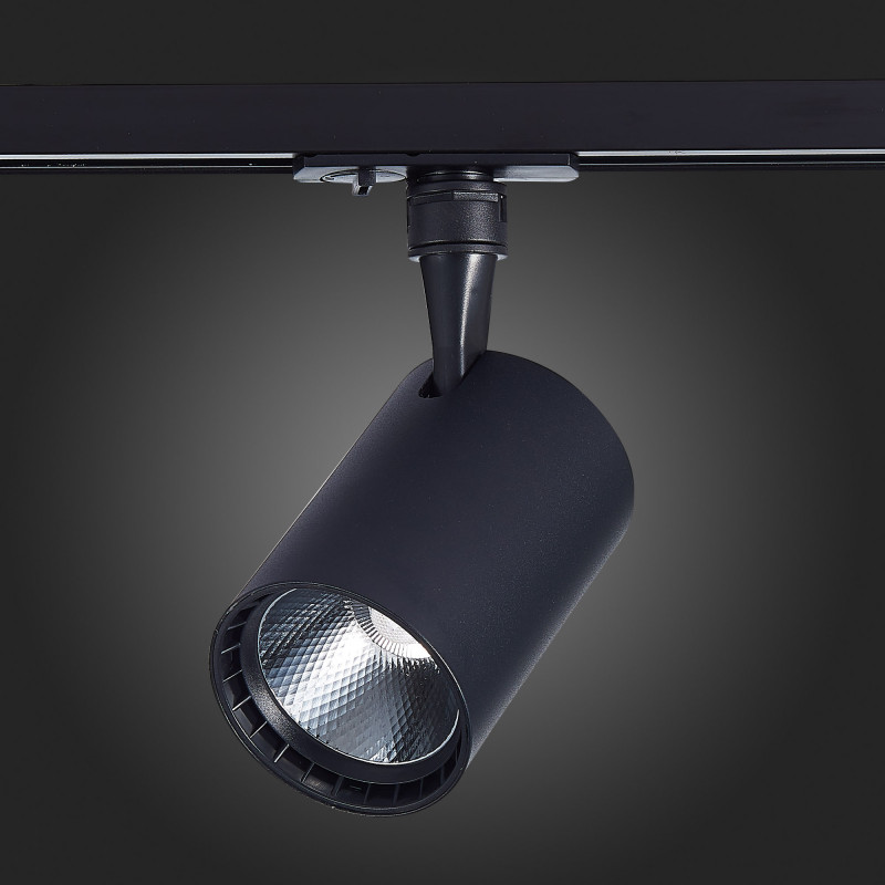 Трековый светильник 14*9 см, 30W, 3000K ST LUCE ST351.436.30.36 Матовый черный