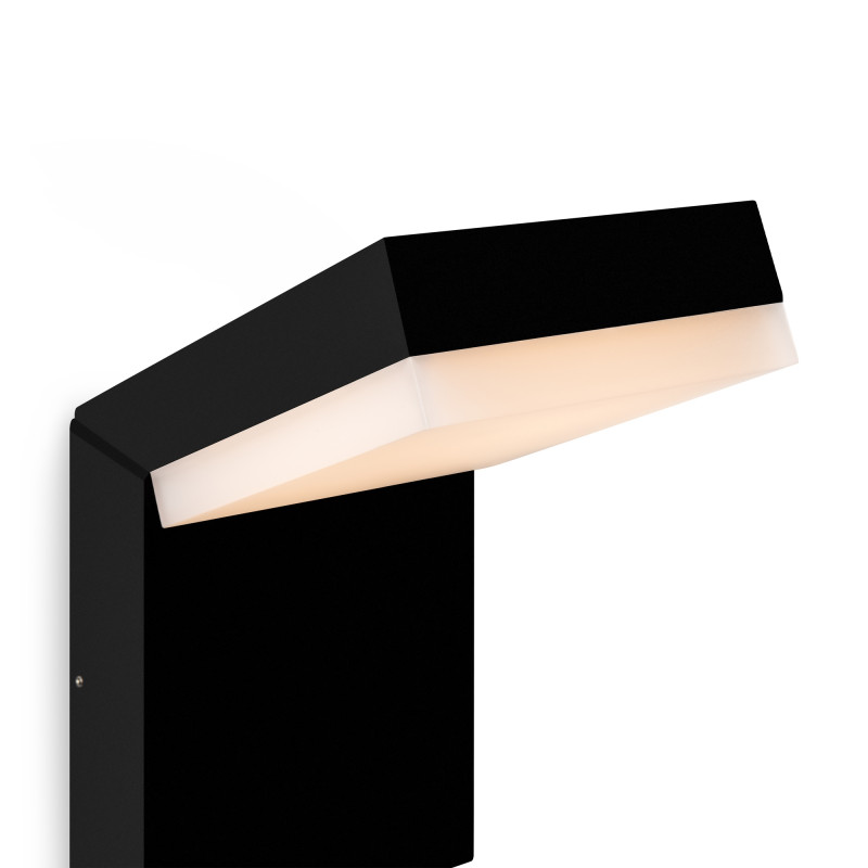 Светодиодный светильник 22 см, 12W, 3000K, Maytoni Paso O595WL-L12B3K, черный