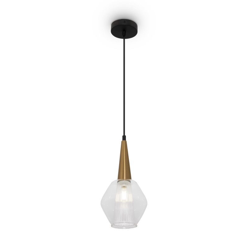 Светильник 15 см, Freya Copita FR8007PL-01GB, золото-черный