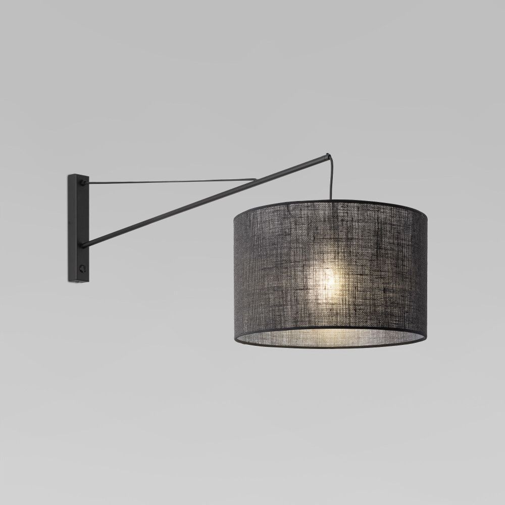 Бра 100*38*40 см, 1*E27*15W, TK Lighting Glorii 10438, черный, a069090