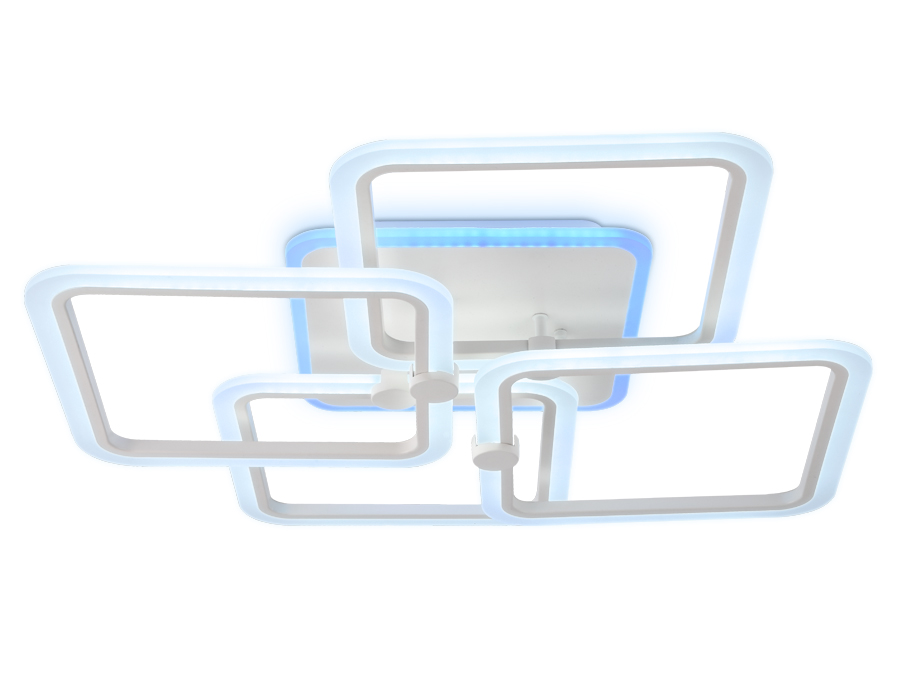 Светильник 67*67*12 см,  148W, 3000К, белый Ambrella Acrylica Original FA537