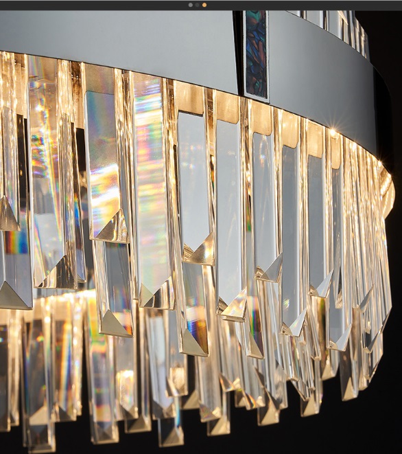 Светильник MD.6027 СHROME/ХРОМ  D400+600/H1200/1/LED/...W 4500K ASK2 DZN22-05