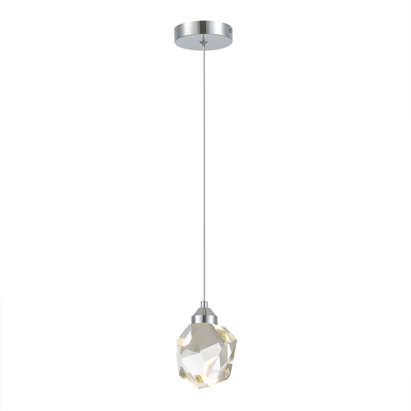 Подвес 12*100/200 см, 1*LED*3W 3000K ST LUCE Cascato SL6114.103.01 хром