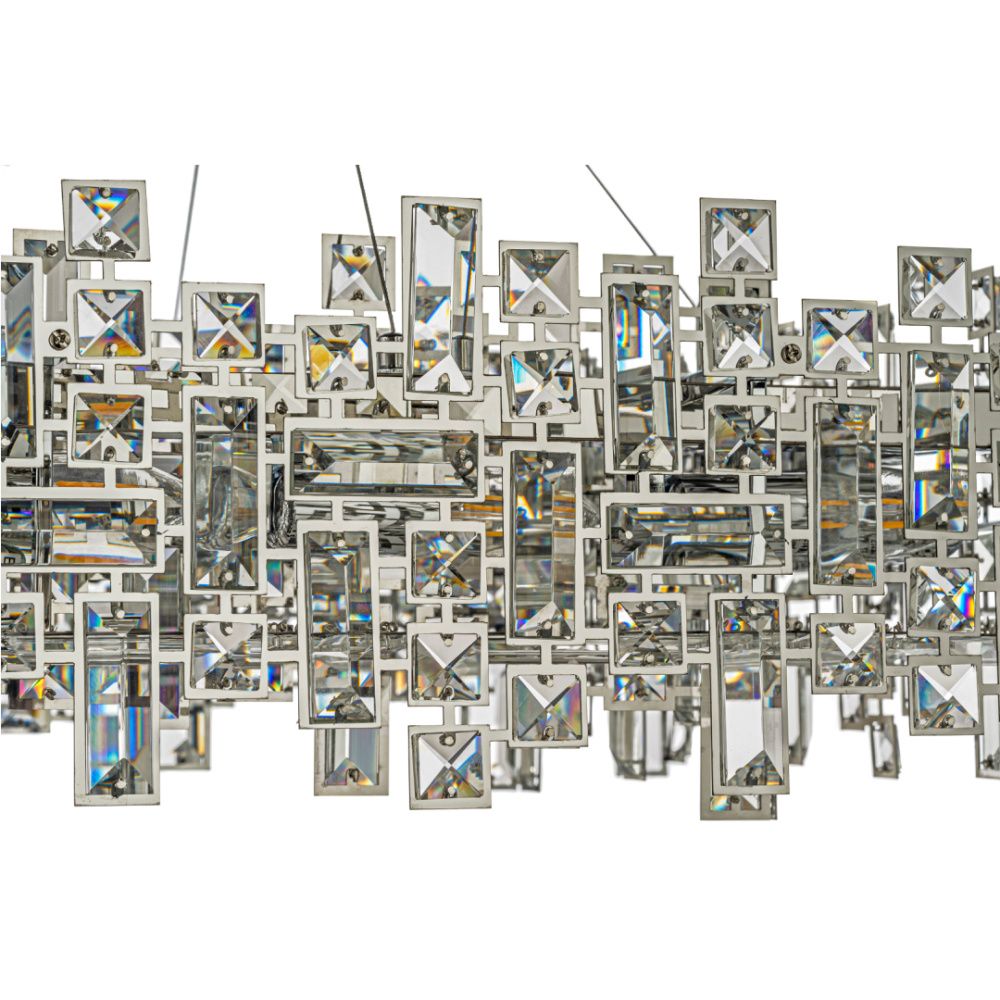 Подвесной светильник ** см, 12*E14*40W, Dio D`arte Erba Erba E 1.5.60x60.100 N, никель