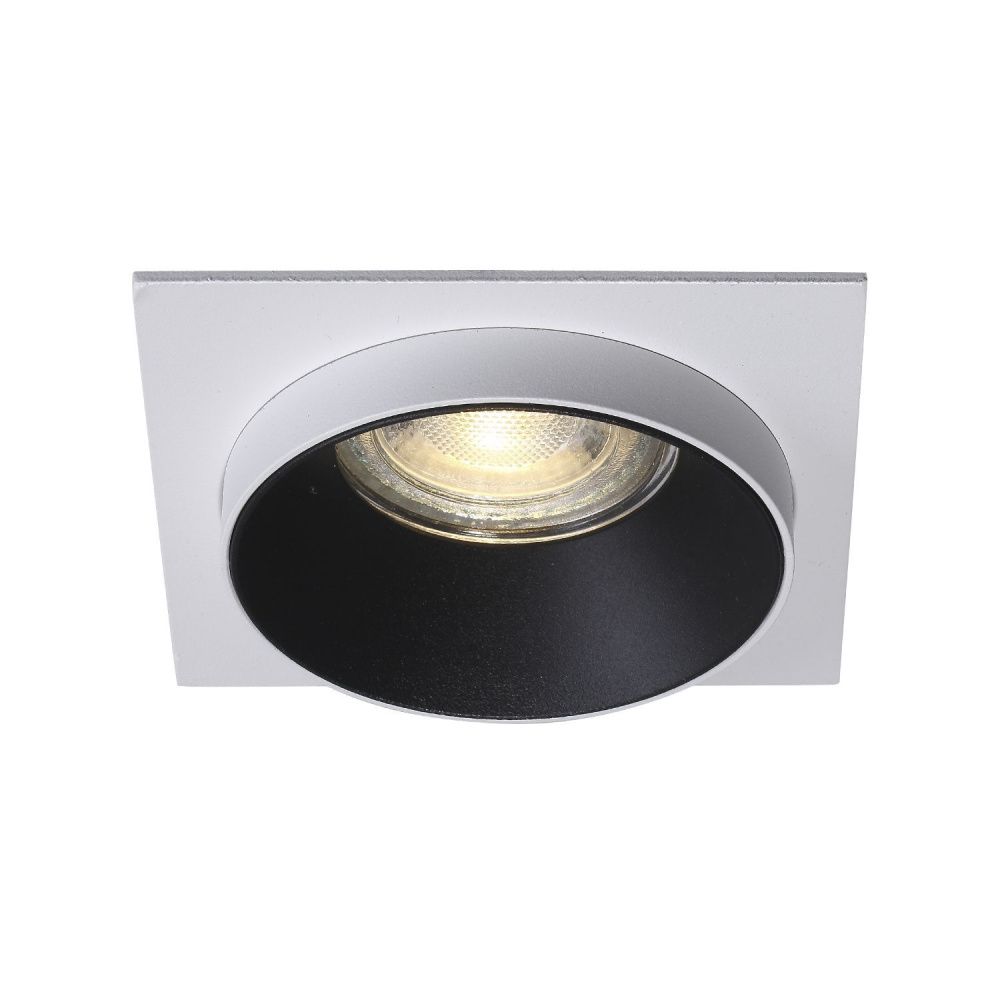 Светильник встраиваемый Crystal Lux CLT 044C1 BL-WH-WH черный, вр 6,2 см