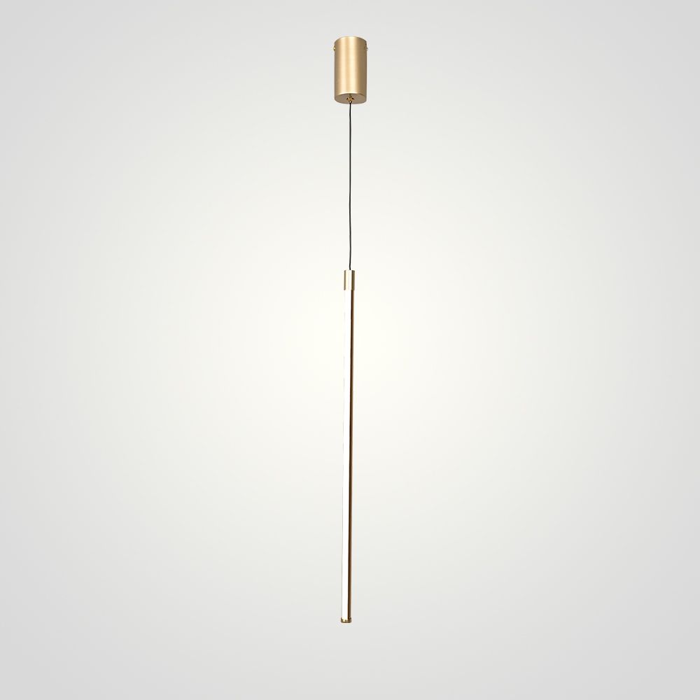Подвесной светильник KEMMA H60 Gold 1,5*1,5*60 см, 1*LED*8W, 3000K, ImperiumLoft KEMMA01, Золотистый