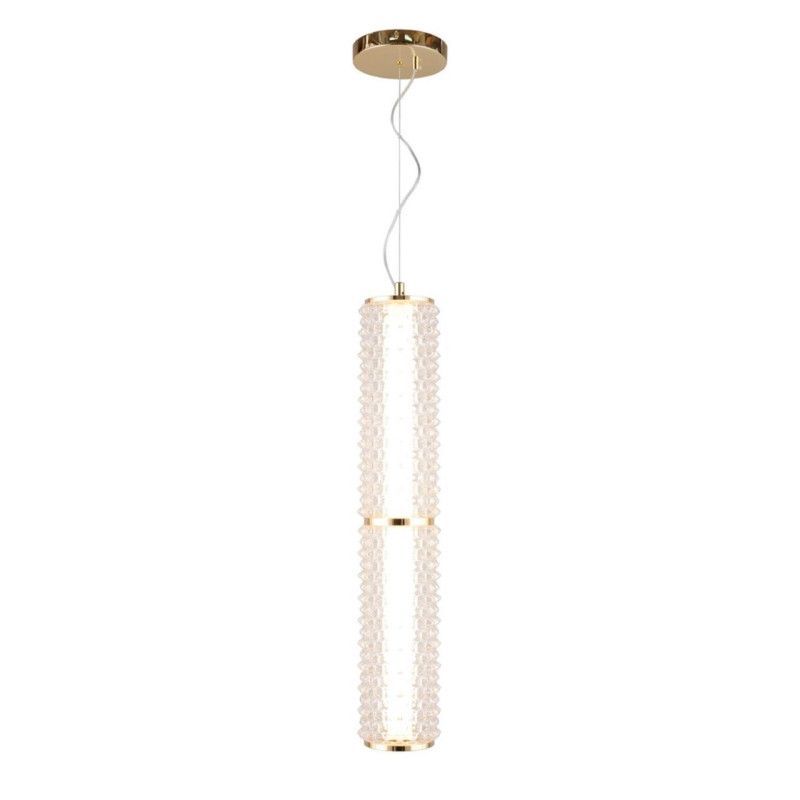 Подвесной светильник 15*105-210 см, 1*LED, 29W, 3000K, Aployt Ozann APL.331.06.29, золотой