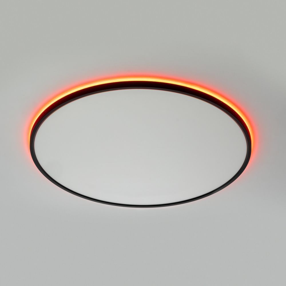 Светильник с пультом 60 см, 50W, 3000-5500K Чёрный Citilux NORMA CL749601 LED RGB