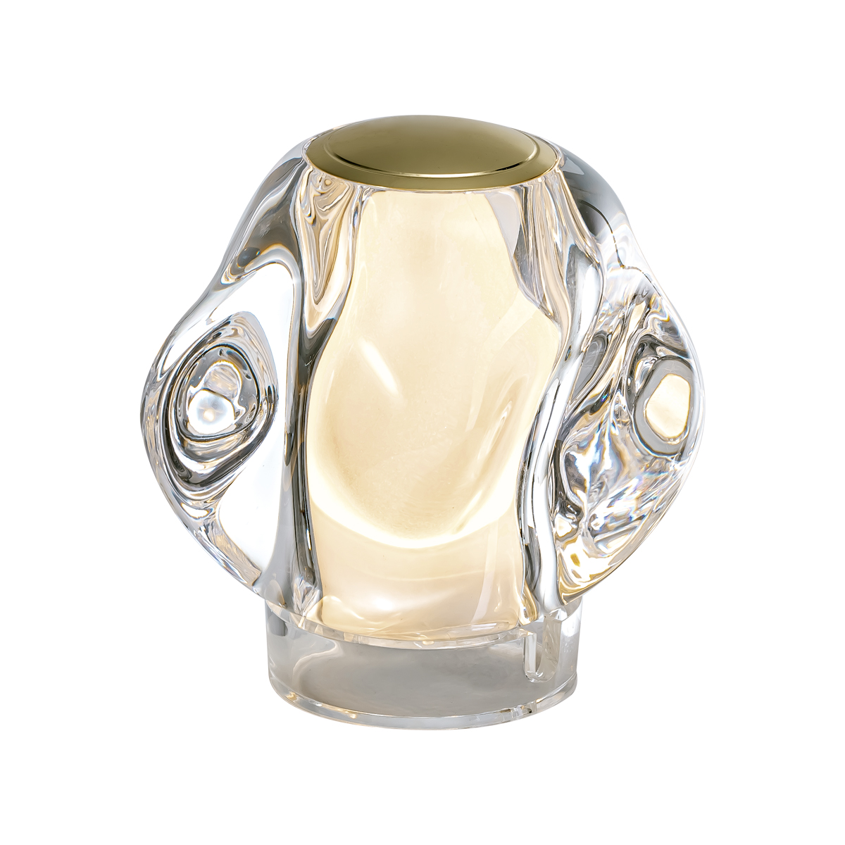 Настольная лампа 1*LED*2W, 4000К, 120lm Odeon Light Jemstone 5085/2TL, золотой
