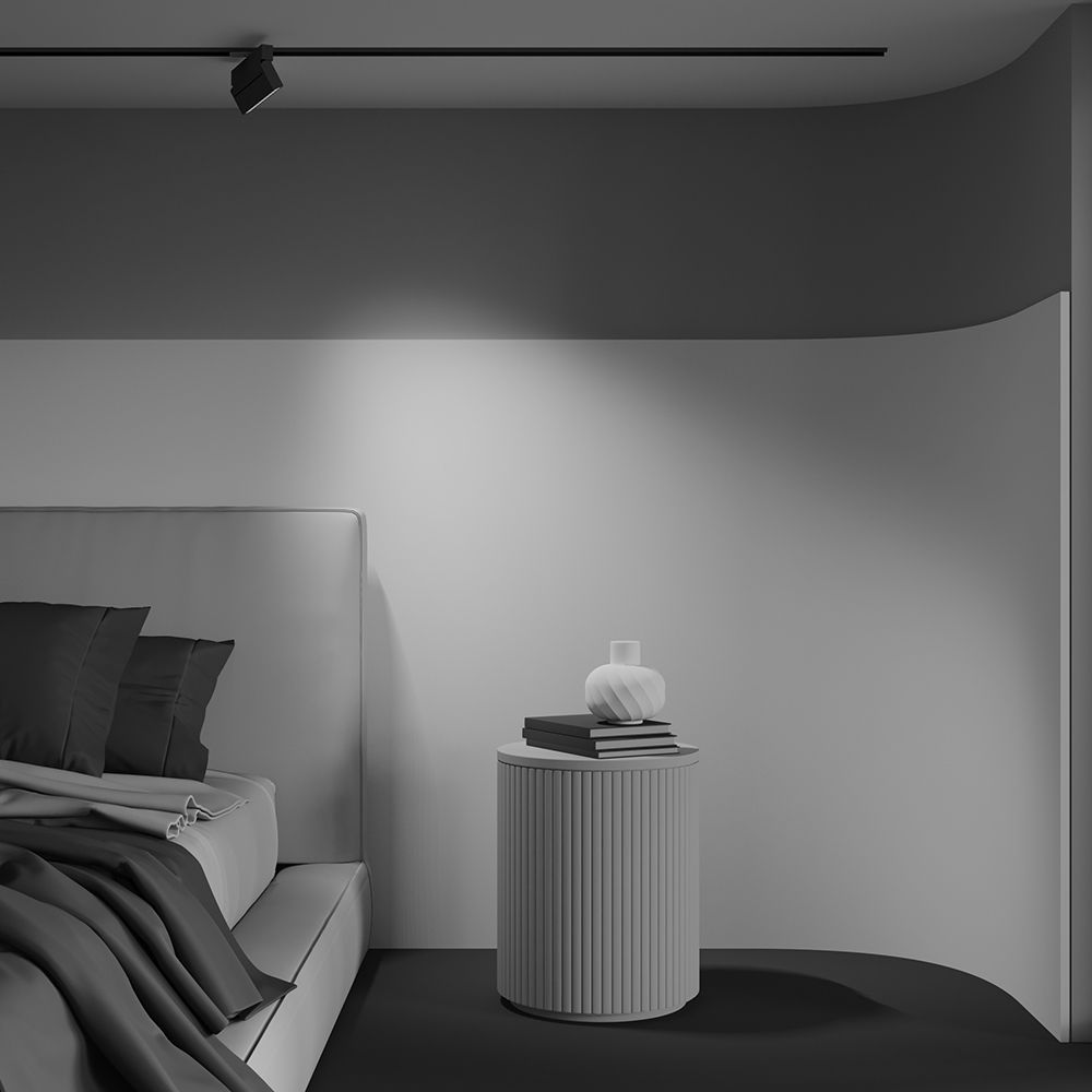 Трековый светильник  TR223-1-12WCCT-W-B 21,9*3,2*-10,7 см, *LED*12W, K, Maytoni technical UNITY TR223-1-12WCCT-W-B, Черный