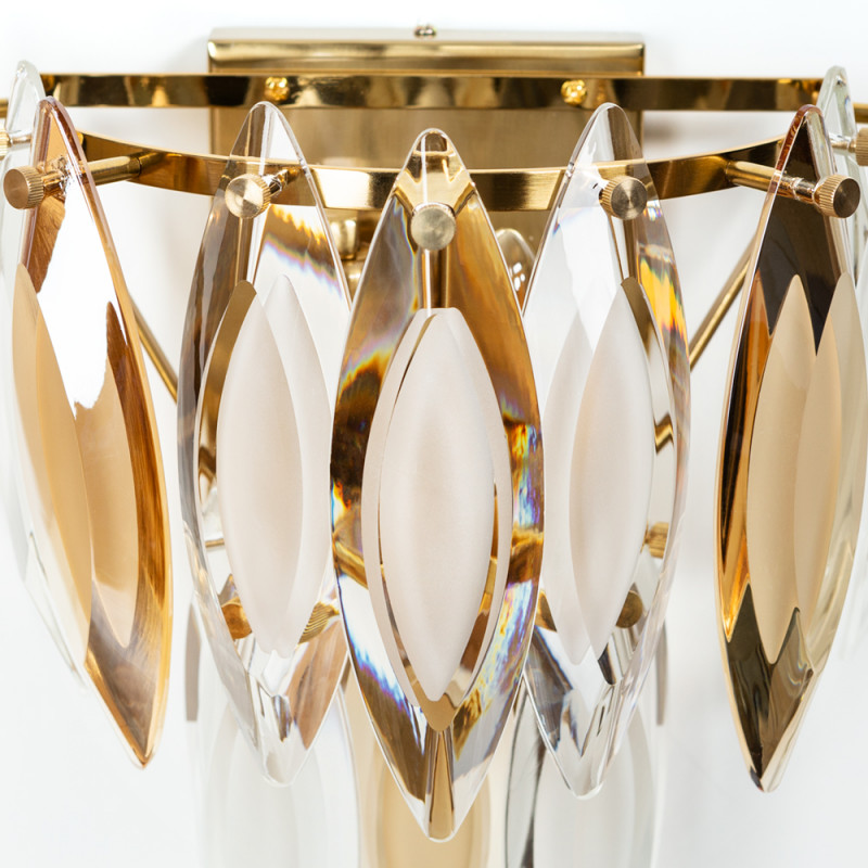 Светильник 28 см, Divinare Cabrera 3509/01 AP-2, золото