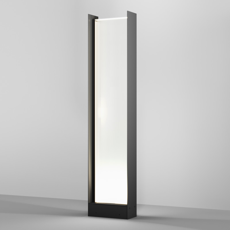 Садово-парковый светильник 17,5*8*80 см, LED, 20W, 3000К, Maytoni Reso O445FL-L20GF3K1 серый