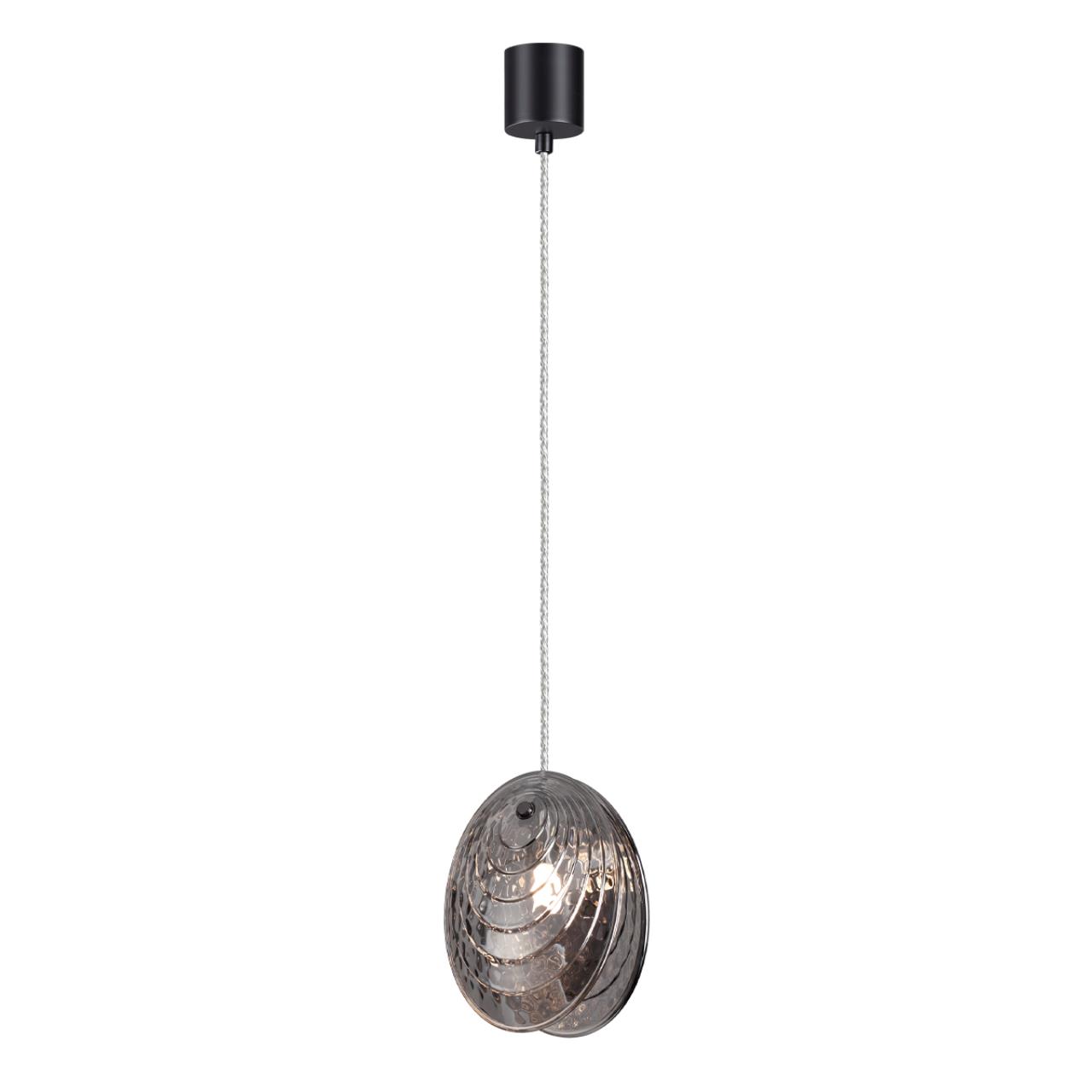 Подвес 14*14*151,5 см, 1 G9*40W, Odeon Light Mussels, черный 5038/1